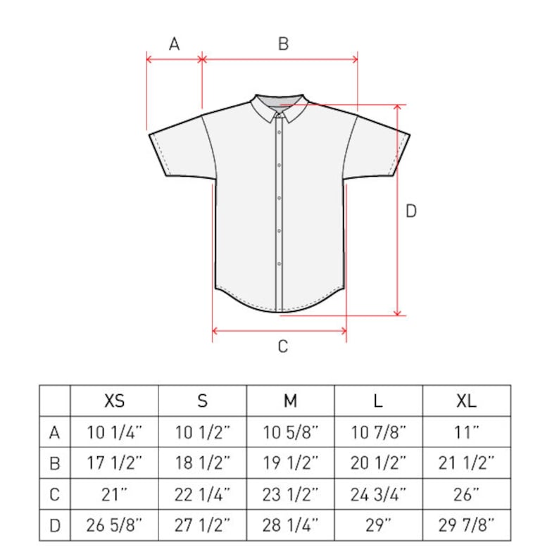 Bowlingshirt PDF naaipatroon maten XS / S / M / L / XL afbeelding 4