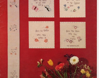 S-30 Sabra Publishing Cross Stitch Book by Sherry Parker Summerfield Preppy Counts..