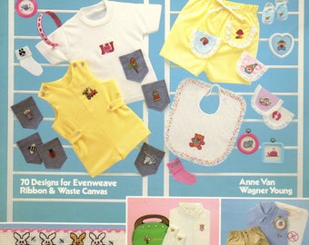 Designs for Little People Cross Stitch Book by Anne Van Wagner Young -- Leisure Arts -- Leaflet 259