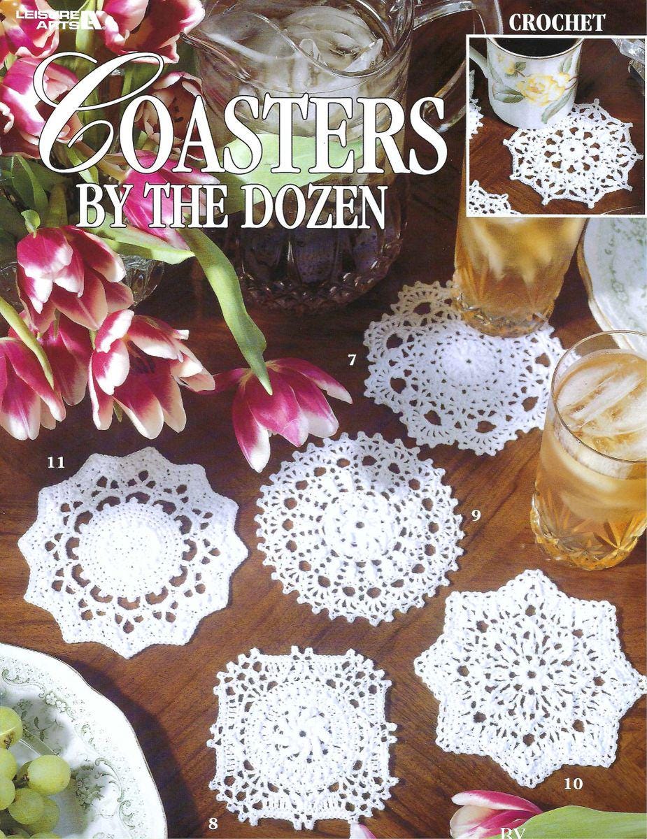 Coasters By the Dozen Crochet book by Patricia Kristoffersen