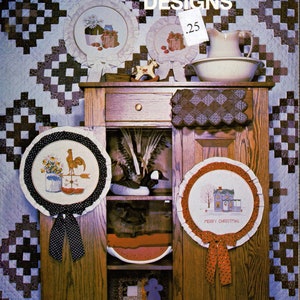 Książka do haftu krzyżykowego Country Hoop Designs autorstwa Lindy Myers – Sztuka haftu krzyżykowego – Ulotka 14