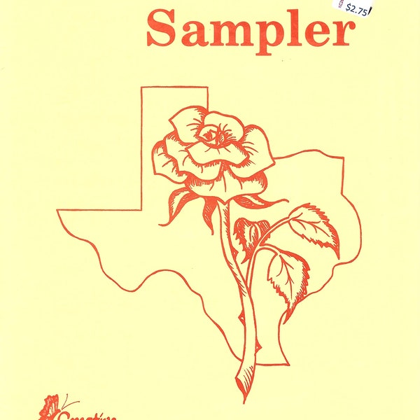 Texas Sampler Cross Stitch Book by Creative Keepsakes - CK 103