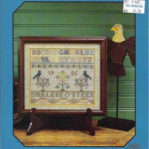 The Grapevine Sampler Cross Stitch Book by Darlene O&#39;Steen - Just Cross Stitch - Item #1012