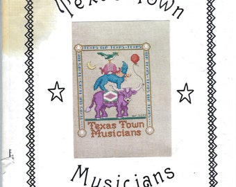 Texas Town Musicians Cross Stitch Pattern par bev