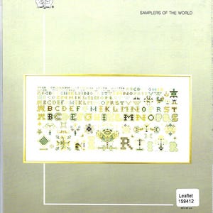 Wzór krzyżykowy Samplers of the World autorstwa permin of copenhagen - Ulotka 159412