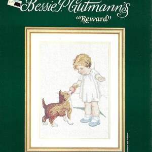 Broszura do haftu krzyżykowego „Nagroda” Bessie P. Gutmann autorstwa Johnson Creative Arts - Ulotka do haftu krzyżykowego nr 84009