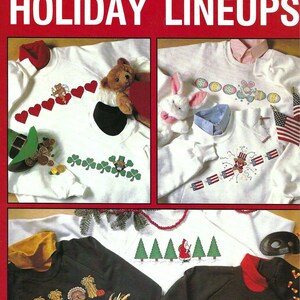 Ulotka z haftem krzyżykowym Holiday Lineups autorstwa Vicky Howard - Leisure Arts 2353