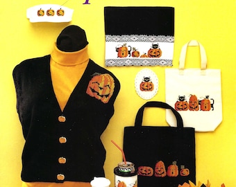 Pumpkin Patch Duplicate Stitch Pattern by  Charlotte Holder - Item #2094