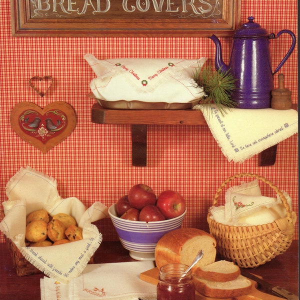 Bread Covers Cross Stitch Book de Harriette Tew - Folleto 21