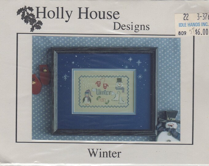 Holly House Designs Winter Cross Stitch Pattern Etsy