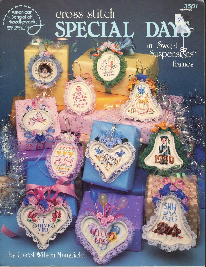 Special Days Cross Stitch Book by Carol Wilson Mansfield Etsy