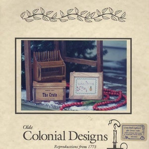 Berries & Pineapple Cross Stitch Pattern -- Olde Colonial Designs