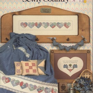 Book 57 Canterbury Designs Sewly Country Cross Stitch Book by Kristy Goodin Soard