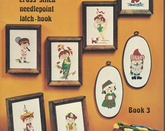 The Kids Cross Stitch Book by June Craft, Inc. -- Book 3
