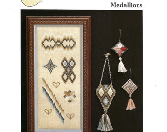 Needle Adventures Medallions Cross Stitch Book by Loretta Spears -- AC-83