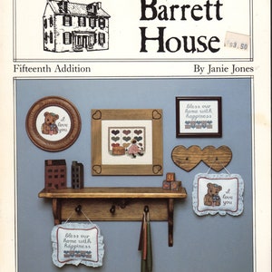 Fifteenth Addition Cross Stitch Book by Janie Jones -- Barrett House