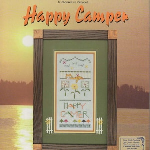 Książka do haftu krzyżykowego Happy Camper autorstwa Barbary Peterson - Something in Common -- Ulotka nr 0226