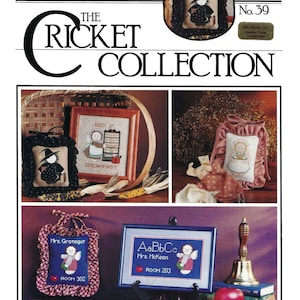 Folk Angels Pule One Cross Stitch Leaflet autorstwa Vicki Hastings - The Cross-Eyed Cricket nr 39