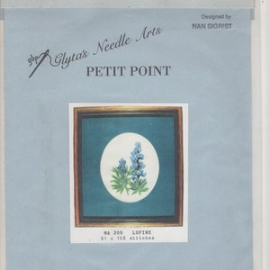 Glyta's Needle Arts Petit Point MA209 Lupine