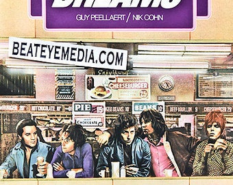 ROLLING STONES,Rock Dreams Book,Peellaert ,Concert Poster,Comic ART,Bowie,Elvis,Mick Jagger,Movie Poster,Psychedelic,Illustration,Fine Art