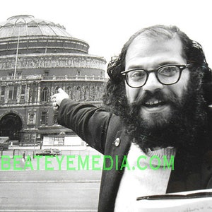 Allen Ginsberg,Beatnik,Beat POETS,KSIĄŻKI,Keroauc,William Burroughs,Plakat koncertowy,Fotografia,Zdjęcie,Oryginalna sztuka,Psychodeliczny,Sztuka piękna,POEZJA