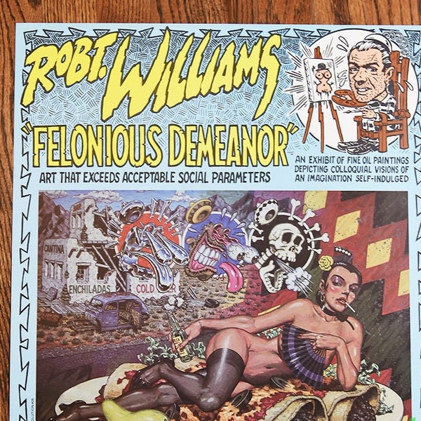 S Clay Wilson,ROBERT CRUMB,COMICS,Affiche de concert,Comic Art,Comix,Rick Griffin,Psychédélique,Art,Freak Brothers,Freak Bros,Robert Williams,Zap