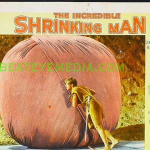 Unglaublich schrumpfender Mann,Lobby Karte,Berühmte MONSTER,FRANKENSTEIN,Halloween,Monster,Karloff,HORROR,Comic,Comic,Scifi,Tattoo,Filmposter