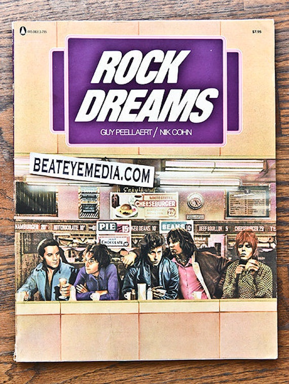 ROLLING Stones,rock Dreams Book,peellaert ,concert Poster,comic