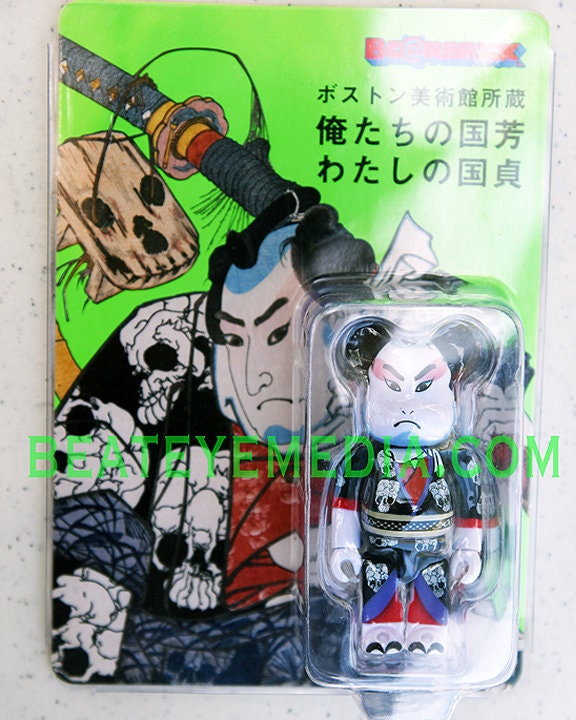 Bearbrick,Samurai,Kaiyodo,Model kit,Toy,TOYS,Halloween,monster,Sci Fi,HORROR,comic book,Medicom,Kunisada,Kuniyoshi,Be@rbrick,action Figure