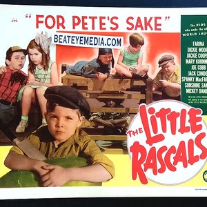Little Rascals,Our Gang,One Sheet,Humor,komedia,PLAKAT FILMOWY,komiks,Film,FILMY,Chaplin,Tc,Karta tytułowa,Karta lobby,Hal Roach,Buster Keaton