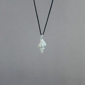 Sterling Silver Sea Shell Necklace Ocean Necklace Beach Necklace ...