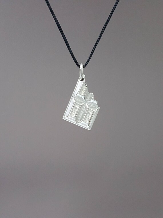 Chocolate bar necklace deals