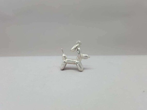 Sterling Silver Dog Pendant Mini Necklace - Sterling Silver Balloon Dog Pendant Sterling Silver Dog Pendant Mini Necklace - Sterling Silver Balloon Dog Pendant
