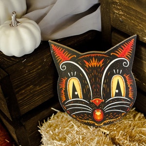 Johanna Parker Halloween Cat Wood Cutout image 1