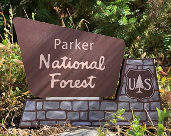 National Forest USDA Forest Service Sign Customizable
