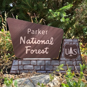 National Forest USDA Forest Service Sign Customizable