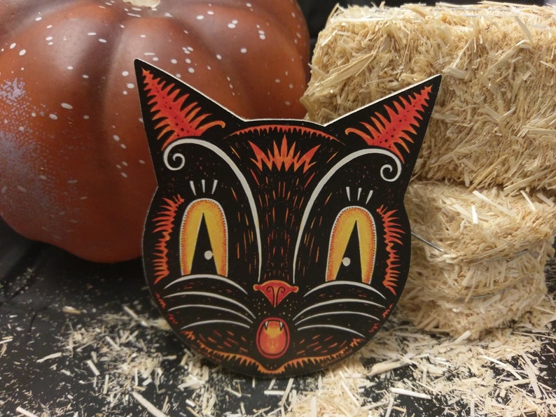 Johanna Parker Halloween Cat Wood Cutout image 6