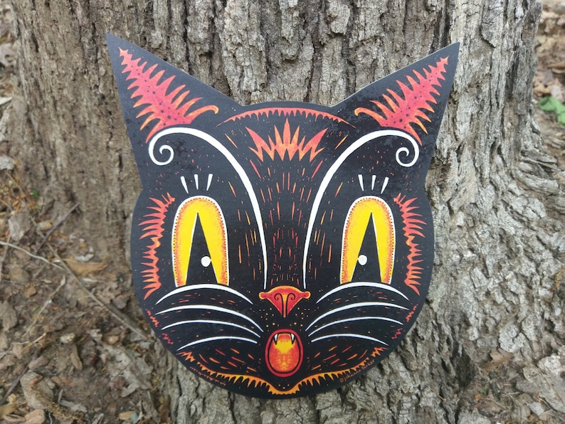 Johanna Parker Halloween Cat Wood Cutout image 2