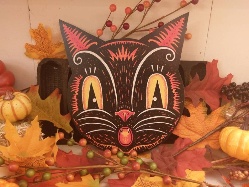 Johanna Parker Halloween Cat Wood Cutout image 3