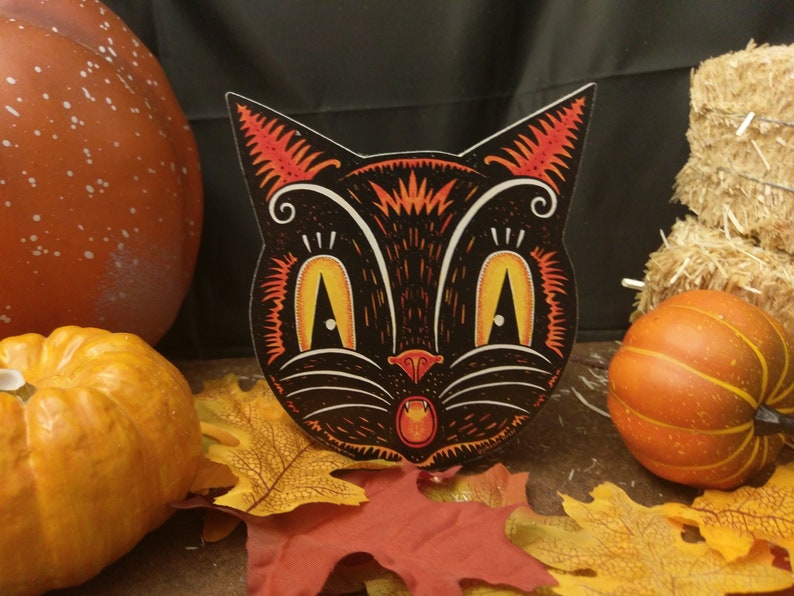 Johanna Parker Halloween Cat Wood Cutout image 4