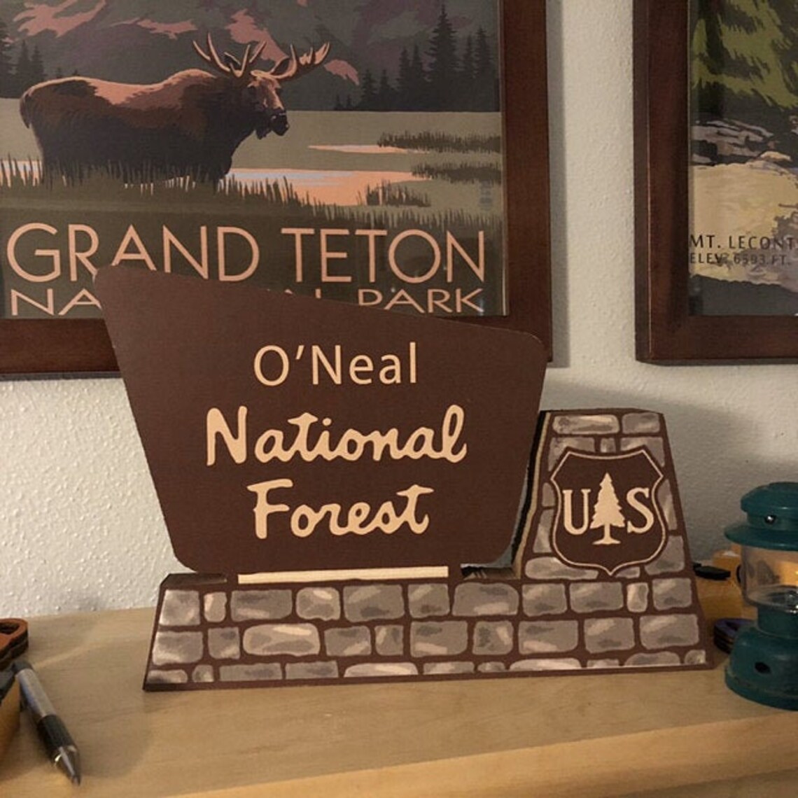 National Forest USDA Forest Service Sign Customizable Etsy