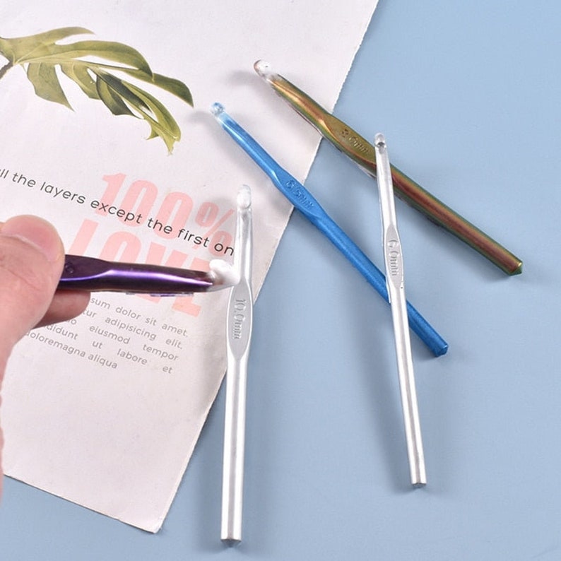 Crochet Hook Resin Mold Kit Unique Mold Etsy