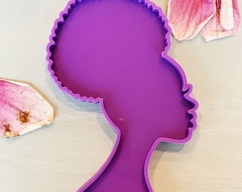 Moule en silicone en résine afro