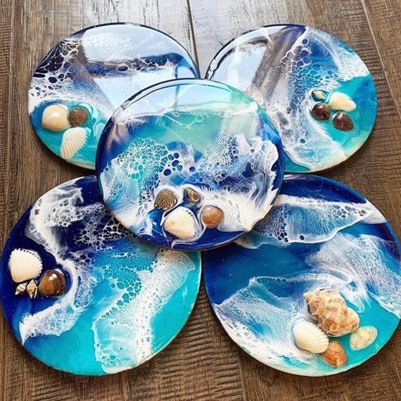 Fluid Artist Round Petri Dish Silicone Mold Round Coaster Making Epoxy –  Phoenix