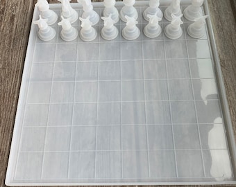 Full Chess Set Board Resin Molds!