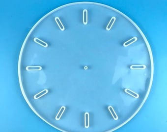 Large Clock Silicone Resin Mold