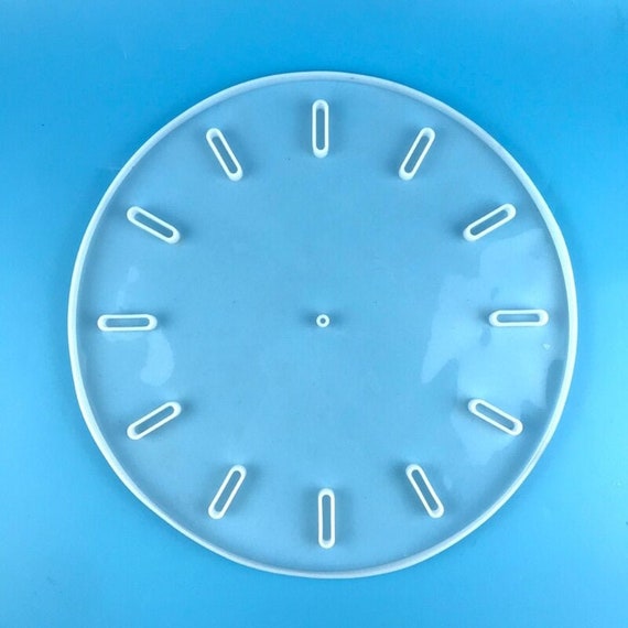 Clock Dial Silicone Mould for DIY Crystal UV Epoxy Resin Clock Mold Small  And Big Size