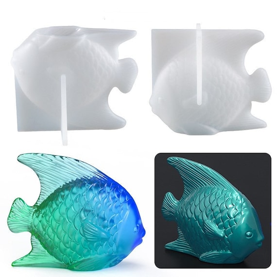Fish Mold 3D Fish Silicone Epoxy Molds Large Ocean Animal Silicone Molds