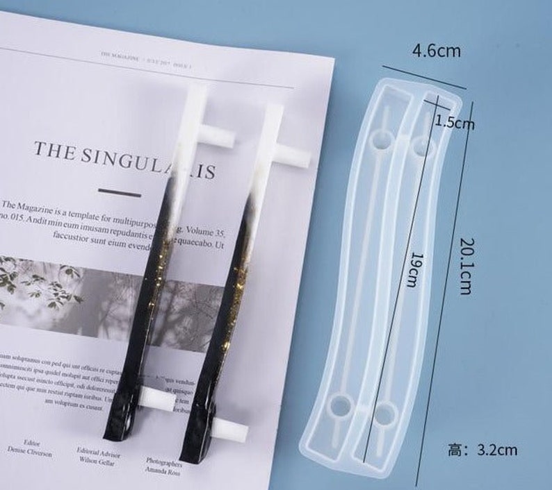 Resin Hardware Handle Mold for Tray