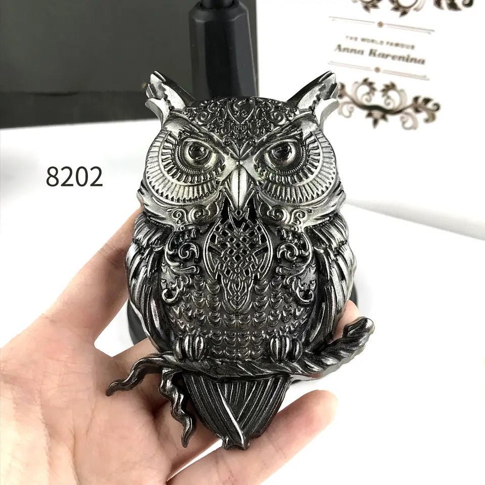 Detailed Owl Silicone Resin Mold